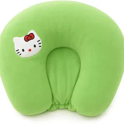 sharkkids Mustard Seeds Baby Pillow Pack of 1 Toons & Characters with Foam Cotton Cover U Shape for Head Shaping Baby 0 to 18 Months Kids image 1