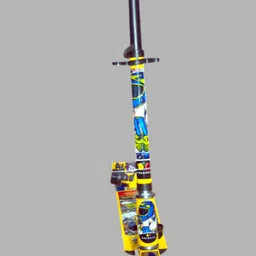 house of common scooter for boys & girls with 6" big colourful wheel & side stand HoverBoard Scooter image 5