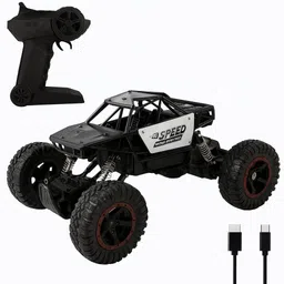 mayank & company Rechargeable 4Wd Rally Car Rock Crawling Remote Control Monster Truck-picture-18
