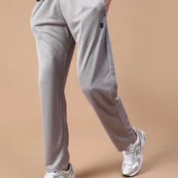 v-mart Men Solid Grey Track Pants-picture-11
