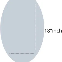 rworld 12"inch by 18"inch CAPSULE MIRROR. PERFECT FOR ANY WALL OF HOME. Bathroom Mirror image 3