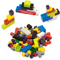 Building Blocks Brick Game for Kids Creative & Learning Toys 100Pcs-BIS Approved-image-77