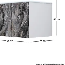 montage Wall Hanging Wash Basin with Cabinet | Waterproof Bathroom Vanity 2 Door Storage DMS00049 Under Counter Basin image 5