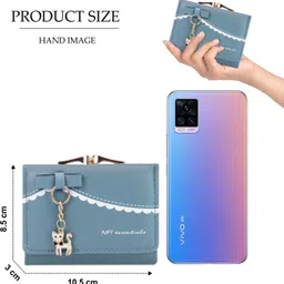 nfi essentials Casual Pink, Blue Clutch - Mini image 4