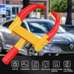 lovmoto Universal Anti-Theft Vehicle Wheel Lock Anti-Theft Tyre Lock for M-obilio Wheel Lock image 3