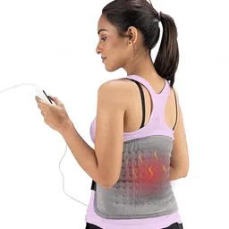 netvull Orthopaedic Electric Heating Pad | Heat Belt with Temperature Controller | PAIN RELIFE 1 L Hot Water Bag-picture-22