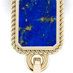 jemskart Natural 10.25 Ratti Original Lapis Lazuli Lajwart Rashi Lapis Pendant Gold-plated Lapis Lazuli Brass Pendant-picture-16