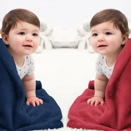 Solid Crib Crib Baby Blanket forMild Winter-image-0