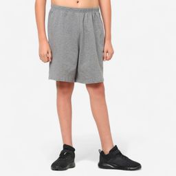 domyos Boys' Cotton Shorts - Grey-picture-4