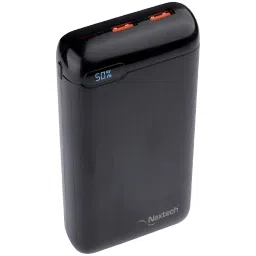 Nextech Astro 20000 mAh Power Bank (1 PD & 2 QC USB Ports, IC Controlled Circuit, Black) image 4
