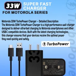 Safa 33 W TurboPower 3.0 3 A Wall Charger for Mobile with Detachable Cable image 5