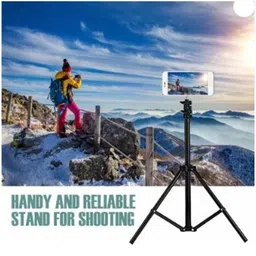 POPAT Metal body Alluminium alloy, 7 Feet Long Lightweight & Portable Tripod image 4