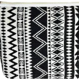 shammi enterprises Women Black, White Cosmetic Bag-picture-11