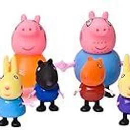 kaira toy Pig Family & Friends Toy Set | Peppa Figure Playset | Articulated Hands & Legs-picture-15