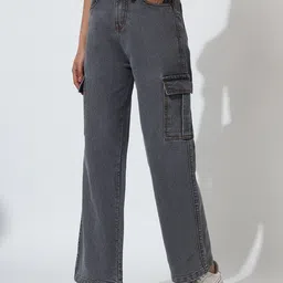 denim look Women Cargos image 3
