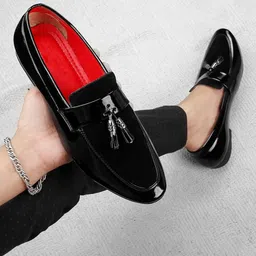 erix Formal Pu Leather Loafer & Mocassins Shoe Jutis For Men image 1