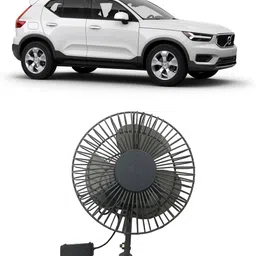 yuneik 12 Volt 6" Fan for Car, Jeep,Truck,Auto, Caravan, Boat, Buses Y631 Car Interior Fan image 1