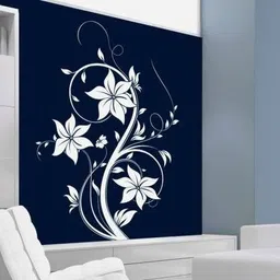 aaradhya collection Reusable DIY Designer PVC Wall Stencil Painting for Home Decoration (Floral Design, 24 x 40 inches) B360232 Wall Stencil Stencil image 1