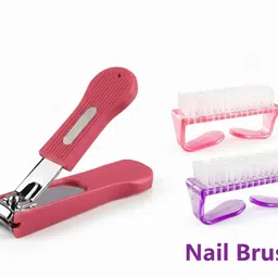 fairlis Durable Nail Cutter and Sturdy Nail Brush Combo for Daily Use image 1