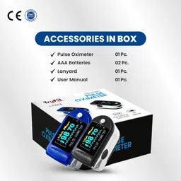 TryFit TF08PO-Fingertip Pulse Oximeter with OLED Display SpO2, PR Monitoring Pulse Oximeter image 5