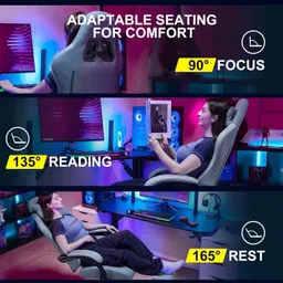 drogo Throne Home Office Computer Chair with Full Recline Foot Rest Armrest Ergonomic Gaming Chair image 3