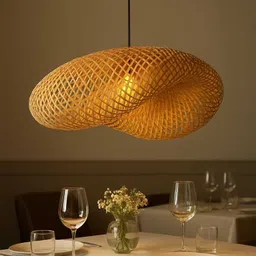 rajamata bamboo handicraft Alfa Bamboo Hanging Lamp 01 Hanging Lights (Pendant Lights) Lamp Shade-picture-24
