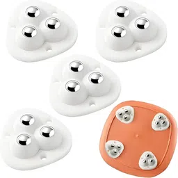 qozweid Self Adhesive 360° Swivel Caster Wheels Mini Roller for Appliances & Storage, Swivel Furniture Caster-picture-43