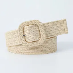 salty Women Casual, Formal, Party Beige Fabric Belt image 3