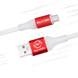Ruvoo Micro USB Cable 2.5 A 1 m Micro Usb V8 Fast Charging Cable With Led Light image 3