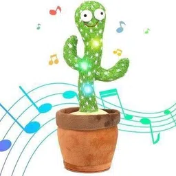 Cute Face Big Eyes Cactus Plush Toy Talk-Back Repeat Mimic and Speak Education-image-56
