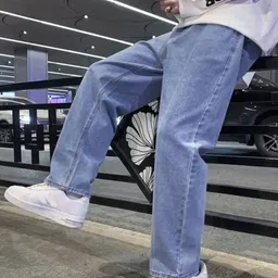 jeancherry Men Regular Mid Rise Light Blue Jeans-picture-26