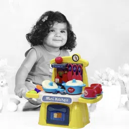 presentsale Mini Kitchen Play Set - Cooking Kit With Many Accessories For Kids image 2