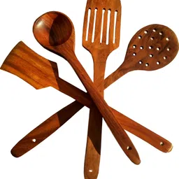 sre Non Chemical Pure Wooden Spoon set for Cooking Kitchen Tool Set-picture-26