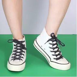 Vinylzone Premium Tear-Resistant 3 Pair Dark Grey Flat Shoe Laces for Hiking Shoes Shoe Lace image 4