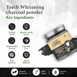 apollo noni Charcoal Teeth Whitening Powder for Natural Teeth Whitening |Fight Cavities Teeth Whitening Kit image 3