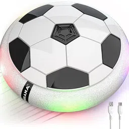 bulkwala.com Air Football Best Gift for Kids Boys and Girls 2-10 Years (Black-White)) Foosball Table-picture-10