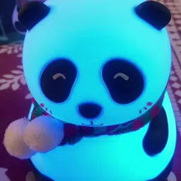 aradhyaenterprisessofttoys Panda Silicone Night Light Table Lamps, Hanging Lights (Pendant Lights), Wall Lights Lamp Shade image 4