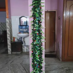 kingstyle impex Artificial Flowers Home Decoration Vine & Creepers Plant Wall Hanging Chain G36 Multicolor Rose Artificial Flower-picture-19