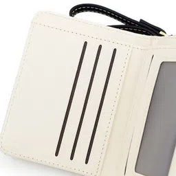 alexvyan Women Casual, Ethnic, Evening/Party, Formal, Travel, Trendy Black, White Genuine Leather RFID Wallet image 5