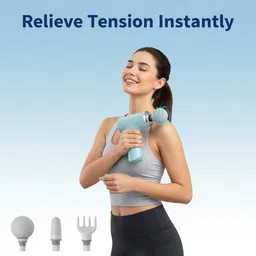 Muscle Gun Massager – 4 Speed, 4 Heads, Full Body Pain Relief Massager-image-15
