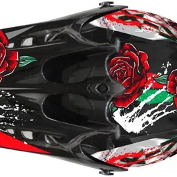 racing-1 X7 Devil With PolyCarbonate Visor ABS Material Unisex Motorbike Helmet Motorbike Helmet image 2