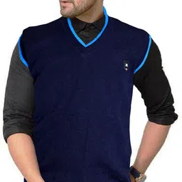 mf creation Men Solid V Neck Multicolor Sweater-picture-41