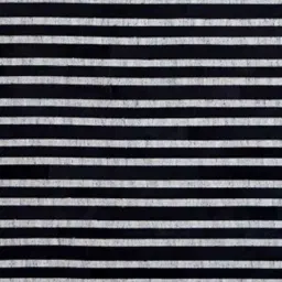 dazzhome Black & Silver Hair On Leather Stripes Hand Woven 8ftX10ft Carpet image 4