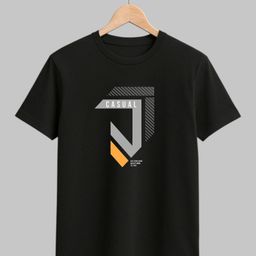 magneto Men Printed Crew Neck Pure Cotton Black T-Shirt-picture-37