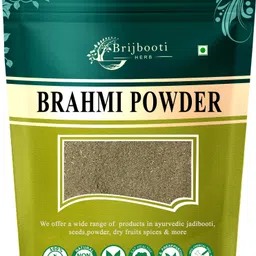brijbooti Brahmi Powder (100 Gm) | Brahmi For Hair Growth & Memory Support | Neera brahmi image 1