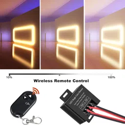 sg flash RF Dimmer DC 12-24v 30A with remote Control, 12v Dimmer Switch Security Circuit and Motion Detector Electronic Hobby Kit image 2