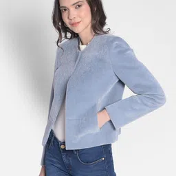 crimsoune club Women Solid Single Breasted Casual Blazer-picture-13