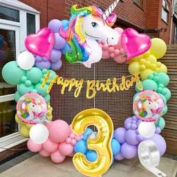 groovy dudz Unicorn theme 3rd birthday decoration-picture-19