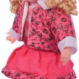 prapti mart Musical Pretty Poems Doll For Kids 40 CM (Colour & Dress as per Stock) image 4
