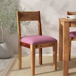 woodsworth from pepperfry Arabel Sheesham Wood Dining Chair In Rustic Teak Finish-picture-40